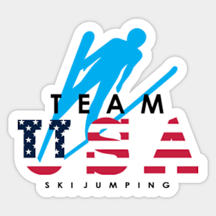 Ski Jumping USA Sticker